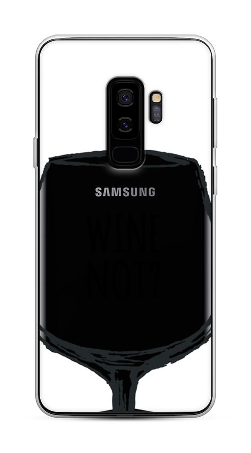 

Чехол на Samsung Galaxy S9 Plus "Wine not white", Белый, 25850-6