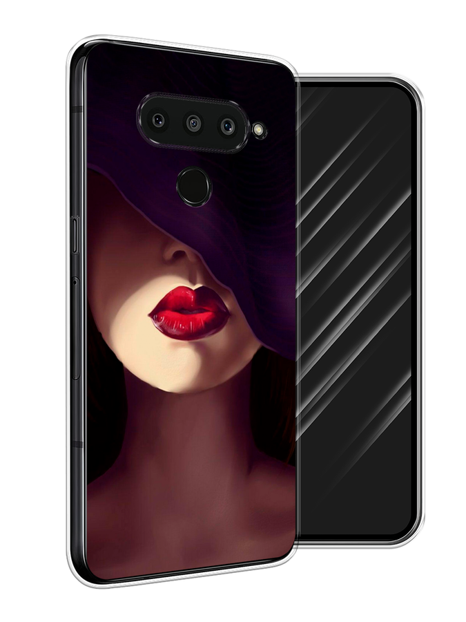 

Чехол Awog на LG V50 ThinQ "Красные губы", Черный;бежевый;красный, 83850-7