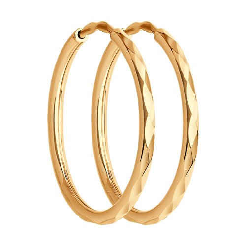 

Серьги конго из золота TEO MAORI 8140062, 8140062