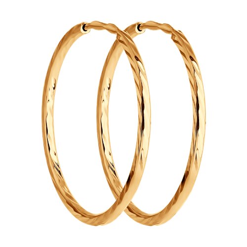 

Серьги конго из золота TEO MAORI 8140012, 8140012