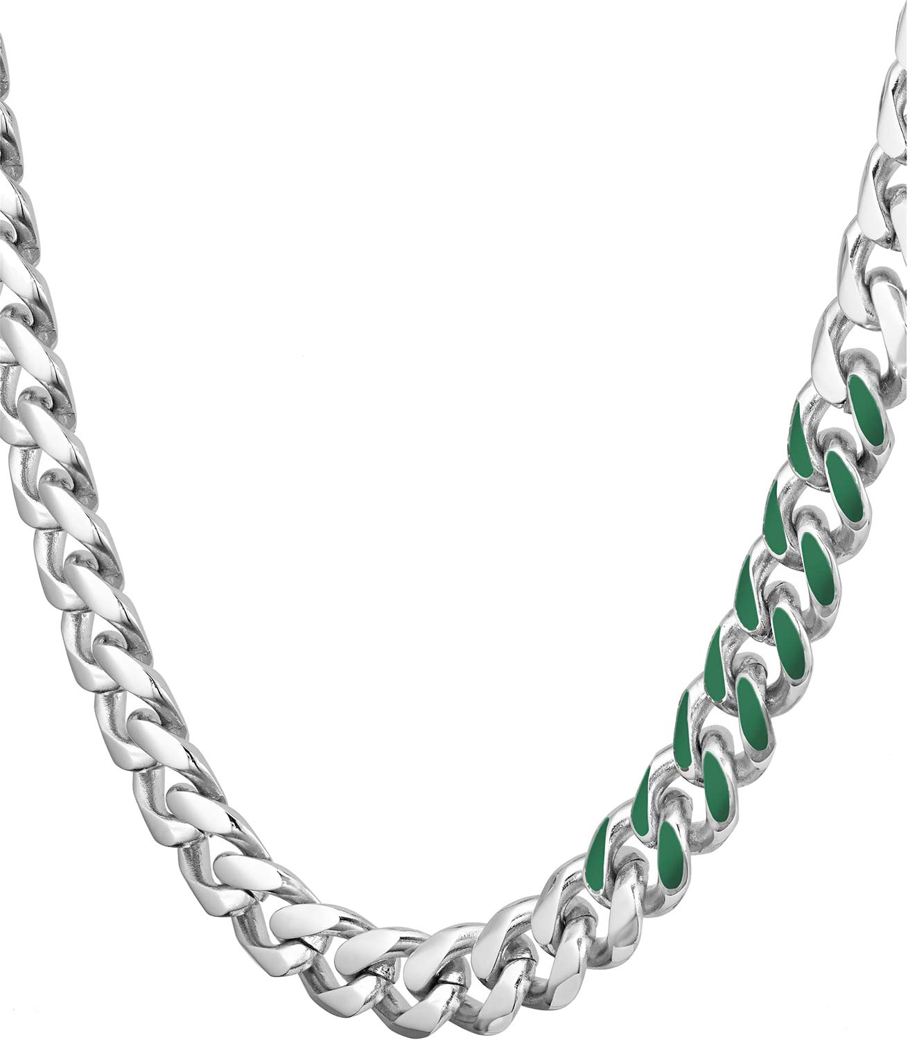 

Ожерелье-цепь из стали 55,9 см Lacoste 2040312, эмаль, 2040312