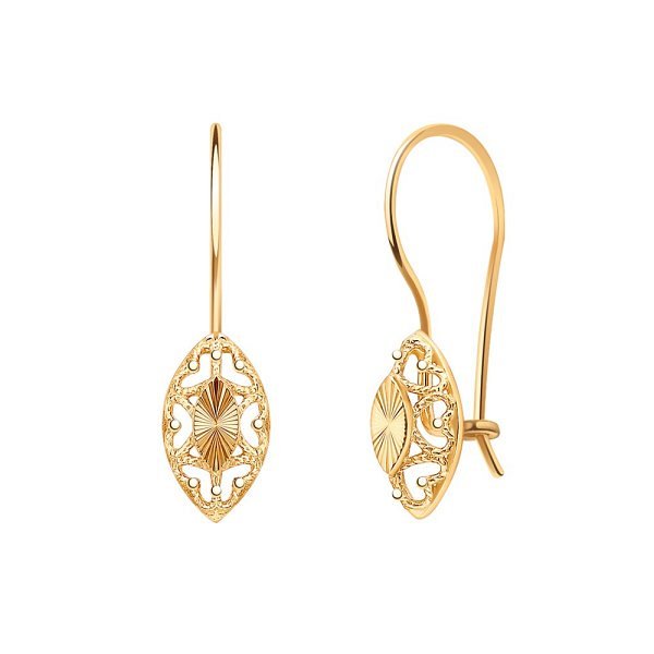 

Серьги из золота TEO MAORI 82657А, 82657А