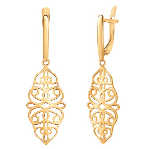 

Серьги подвески из золота TEO MAORI 821183, 821183