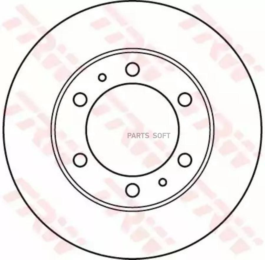 

Диск Тормозной Toyota Hilux 06- Передний Вент.D=297Мм. Trw Df4917