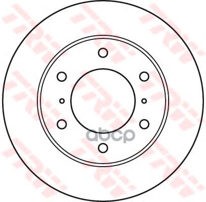 

Диск Тормозной Mitsubishi Pajero (00-) Передний (1Шт.) Trw Df4870