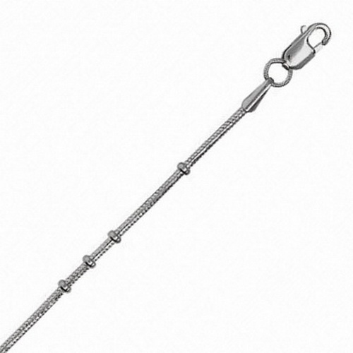 Цепочка серебряная Красцветмет НЦ22-083Ю-3/0,35 Сатурна на снейке р. 40