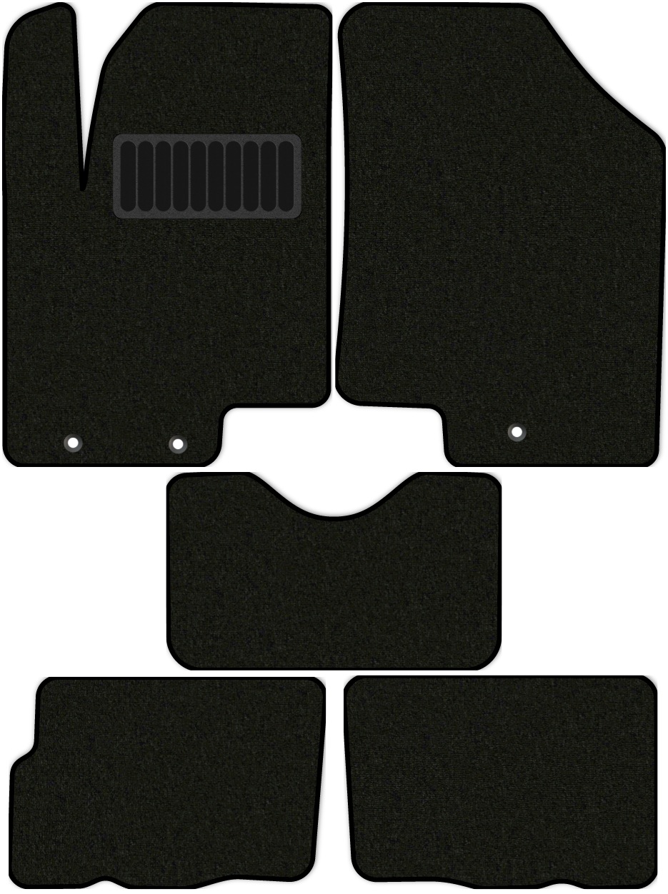 фото Коврики allmone "classic" для kia soul i (am) (2008 - 2014), черные, 5 шт. кия соул
