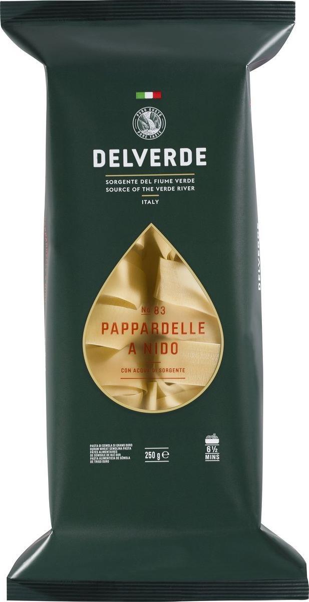 Макаронные изделия Delverde № 83 Pappardelle a Nido Паппарделле 250 г