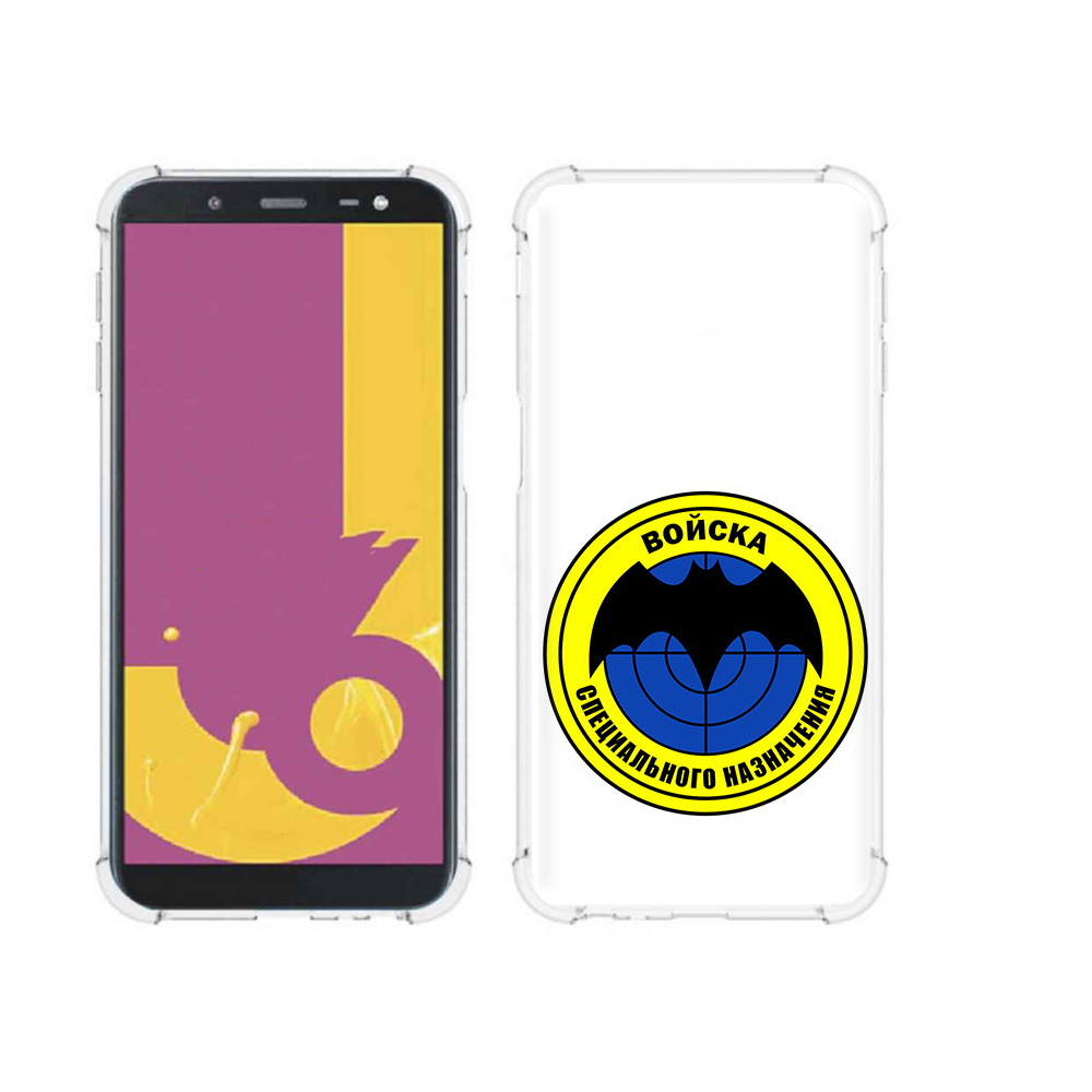 

Чехол MyPads Tocco для Samsung Galaxy J6+ (2018) спец назначение (PT119175.557.617), Прозрачный, Tocco
