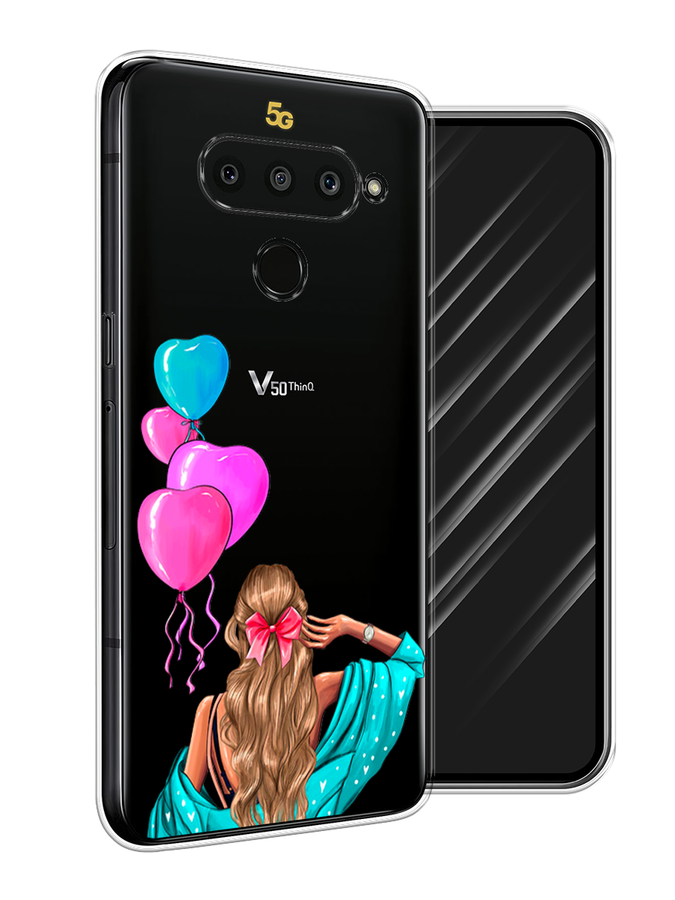 

Чехол Awog на LG V50 ThinQ "День Рождения", Голубой;розовый;бежевый, 83850-7