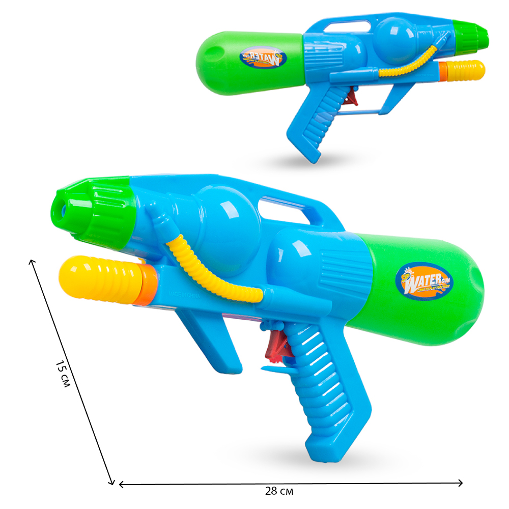 Бластер игрушечный водный YS353 28см голубой