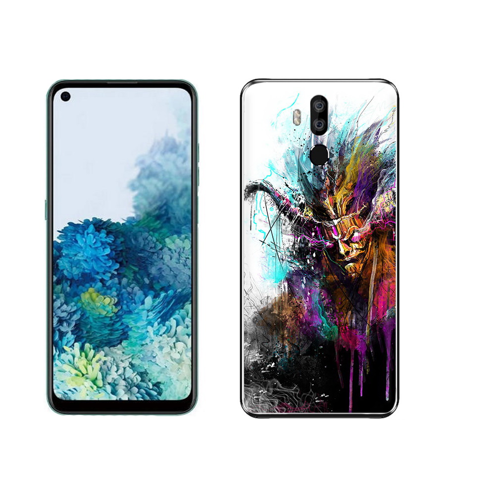 

Чехол MyPads Tocco для Oukitel K9 яркий дьявол, Прозрачный, Tocco