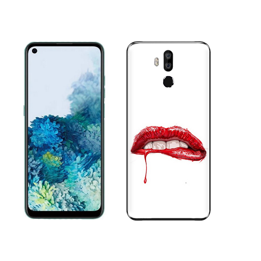

Чехол MyPads Tocco для Oukitel K9 яркие красные губы, Прозрачный, Tocco