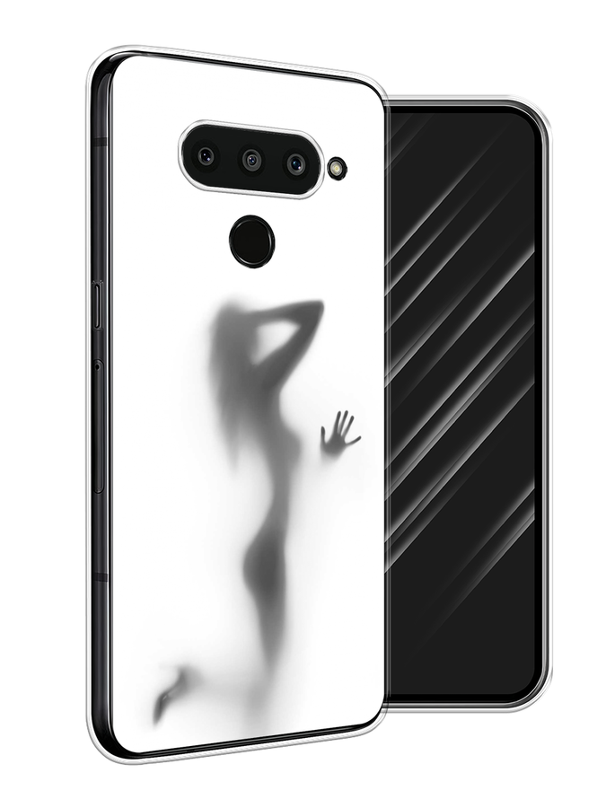 

Чехол Awog на LG V50 ThinQ "Стекло в душе", Белый;серый;черный, 83850-7