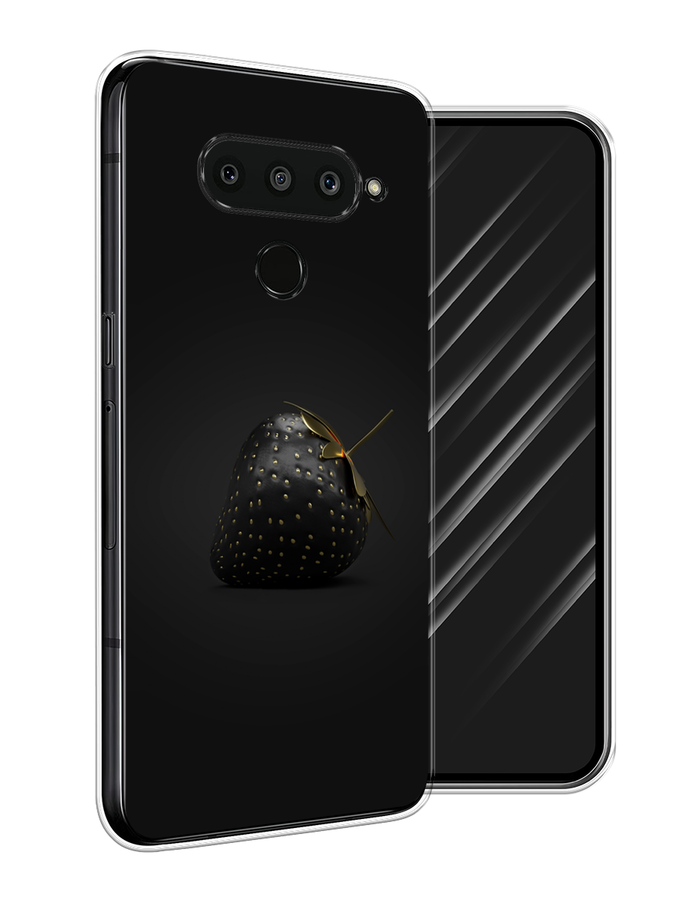 

Чехол Awog на LG V50 ThinQ "Черная клубника", Золотистый;черный;серый, 83850-10