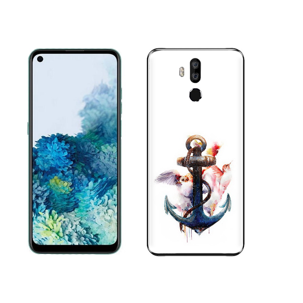 

Чехол MyPads Tocco для Oukitel K9 якорь с птицами, Прозрачный, Tocco