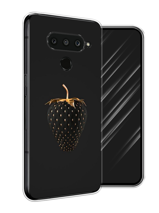 

Чехол Awog на LG V50 ThinQ "Черно-золотая клубника", Черный;золотистый, 83850-10