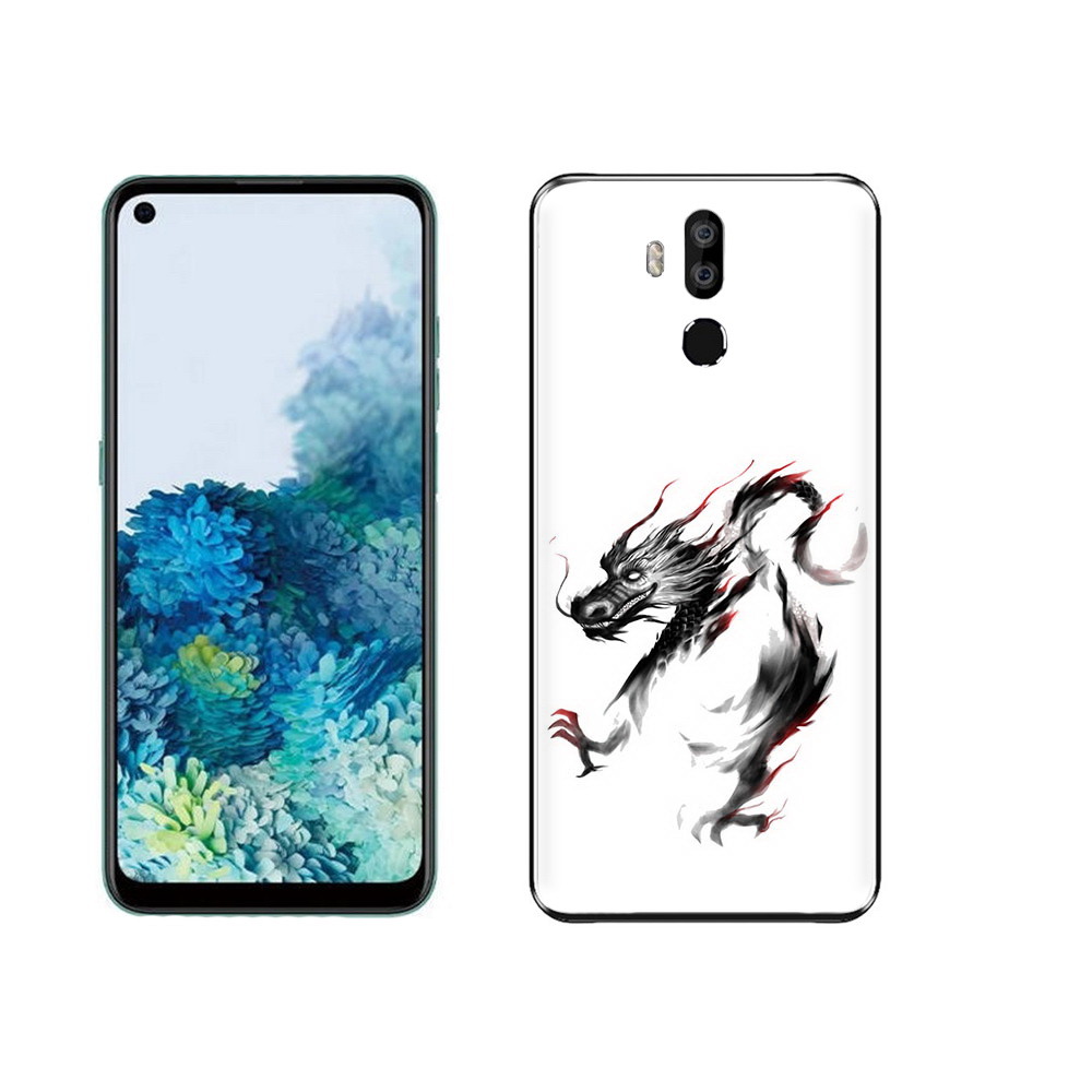 

Чехол MyPads Tocco для Oukitel K9 черный дракон, Прозрачный, Tocco