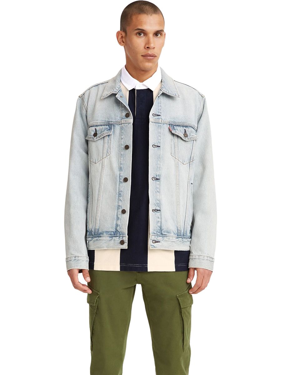 

Джинсовая куртка мужская Levi's 72334-0599 голубая M, Голубой, 72334-0599