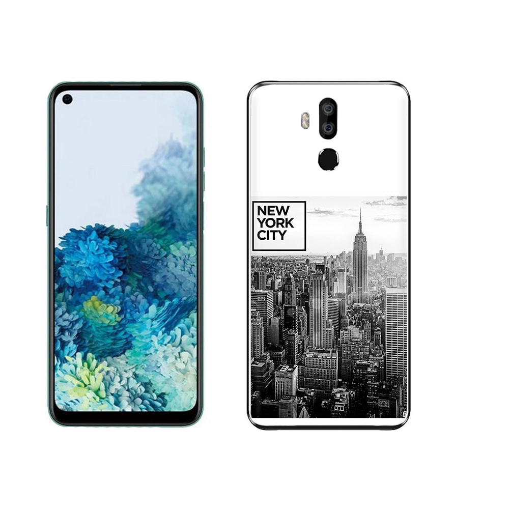 

Чехол MyPads Tocco для Oukitel K9 черно белый ньюерк, Прозрачный, Tocco