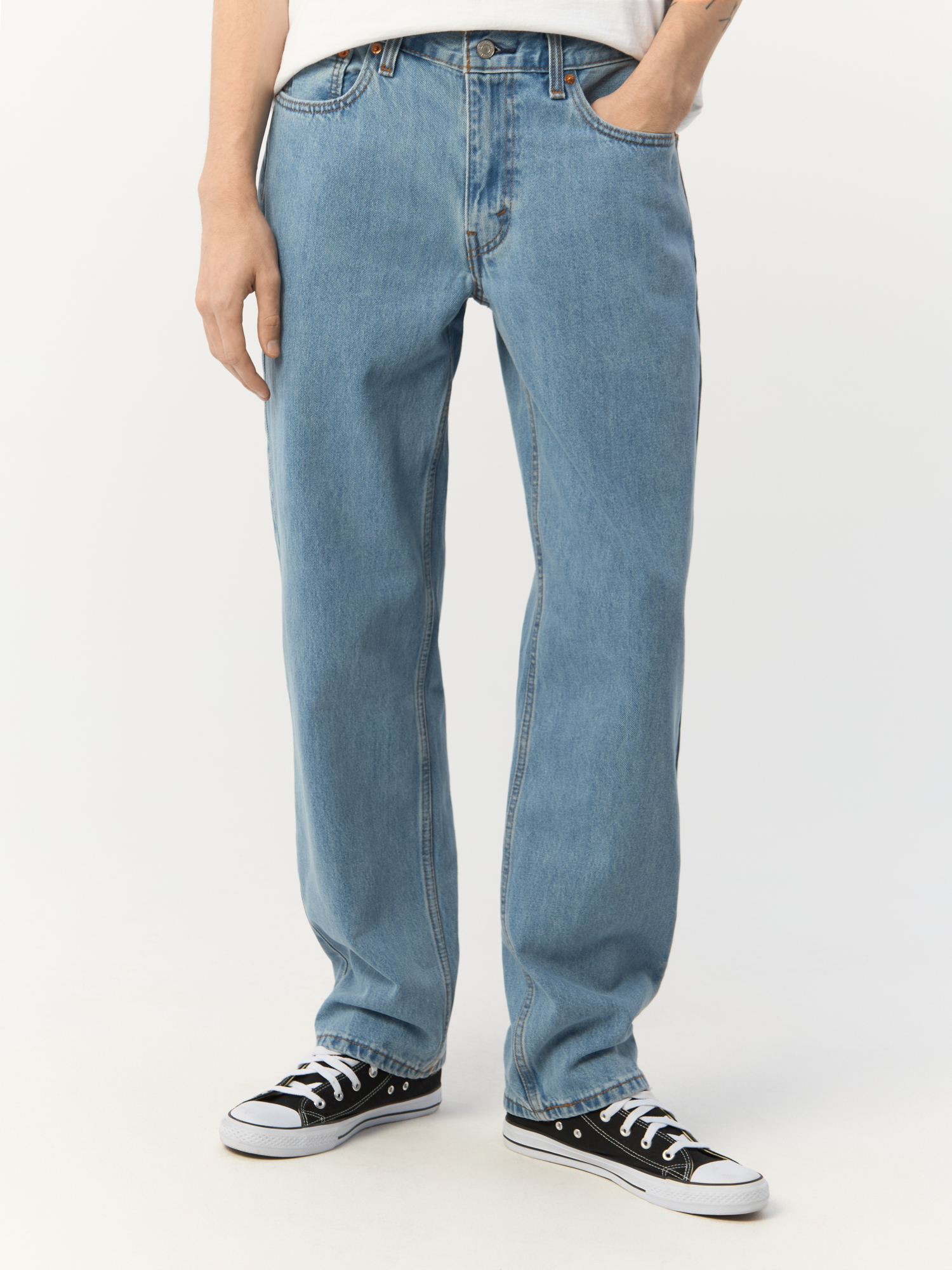 

Джинсы Levi's для мужчин, серо-голубые, размер W36-L32, 00550-4834, Голубой, 00550-4834