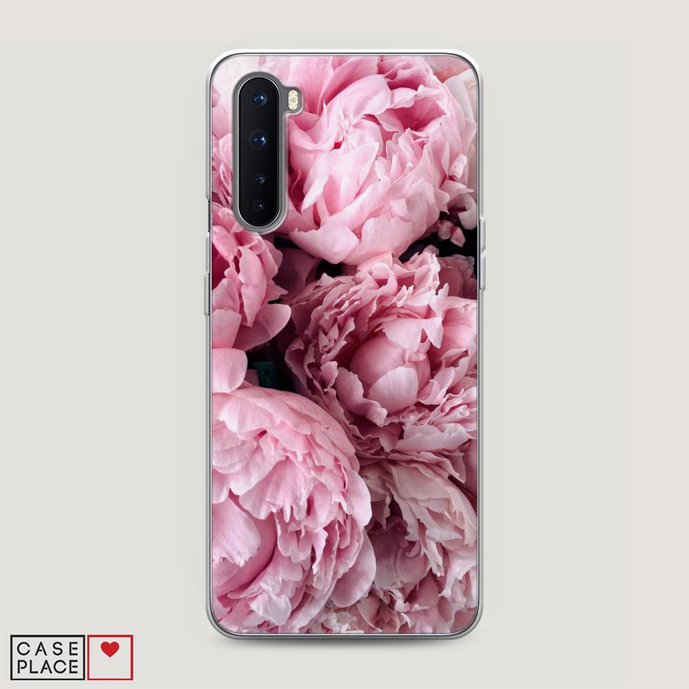 

Чехол Awog на OnePlus Nord / ВанПлас Nord "Нежные пионы", Розовый;черный;белый, 151350-8