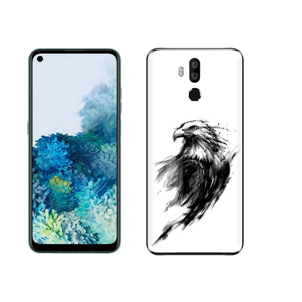 

Чехол MyPads Tocco для Oukitel K9 чб птица, Прозрачный, Tocco