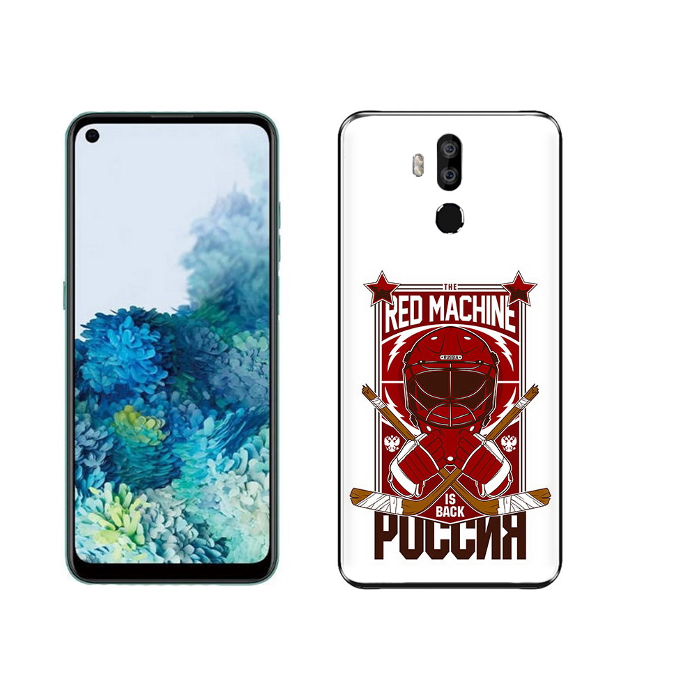 

Чехол MyPads Tocco для Oukitel K9 хоккей россия, Прозрачный, Tocco