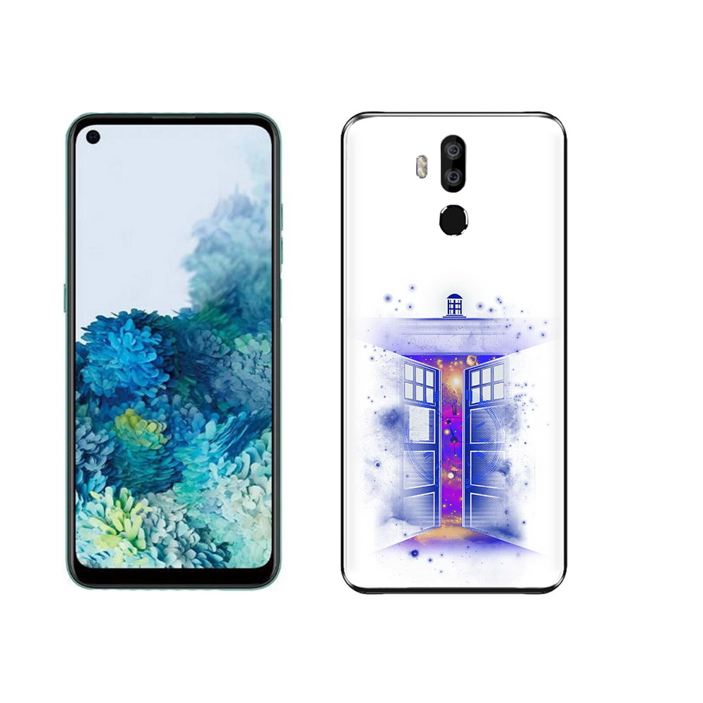 

Чехол MyPads Tocco для Oukitel K9 фиолетовый уголок абстракция, Прозрачный, Tocco