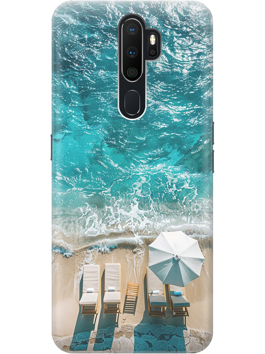 

Силиконовый чехол на Oppo A5 (2020) / A9 (2020) с принтом "Лазурное море", 726151341