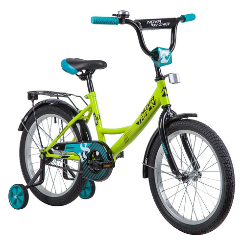 

Велосипед NOVATRACK Vector (2019), городской (детский), колеса 18", зеленый, 13кг [183vect