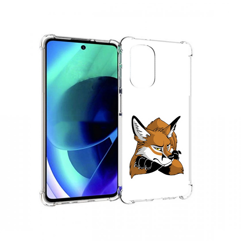 

Чехол MyPads Tocco для Motorola Moto G51 фокс (PT227078.365.660), Прозрачный, Tocco