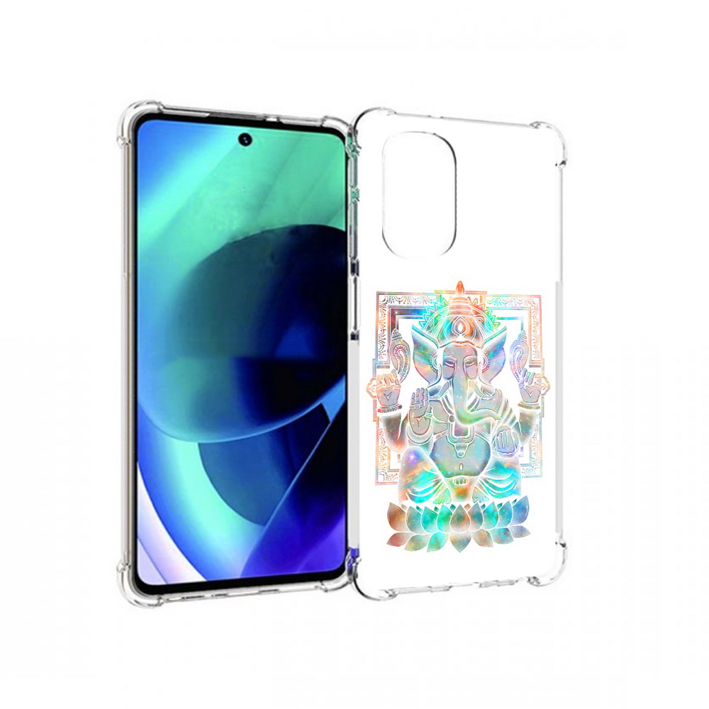 

Чехол MyPads Tocco для Motorola Moto G51 умный слон (PT227078.365.654), Прозрачный, Tocco
