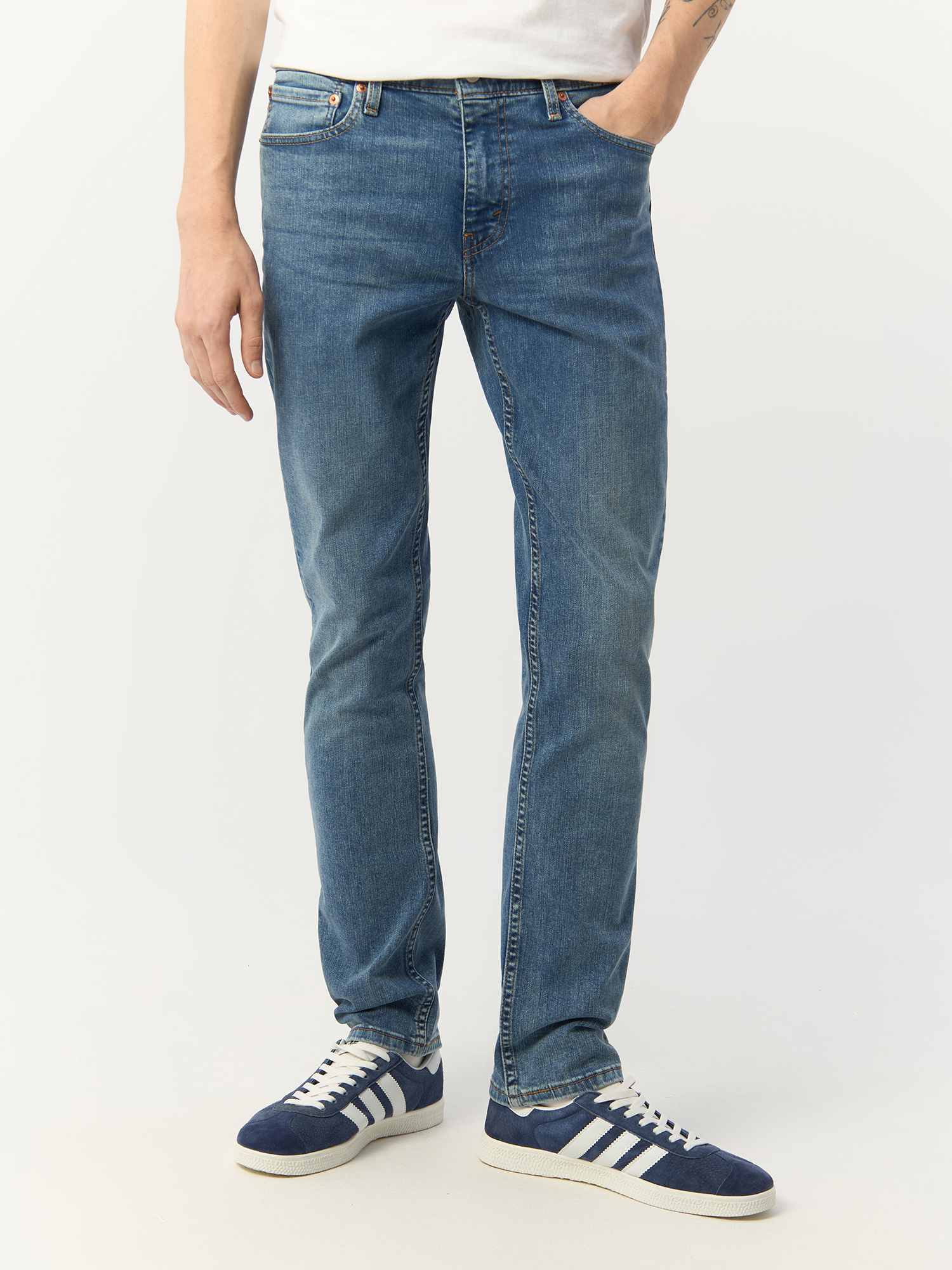 

Джинсы Levi's для мужчин, голубые, размер W34-L34, 04511-3621, Голубой, 04511-3621