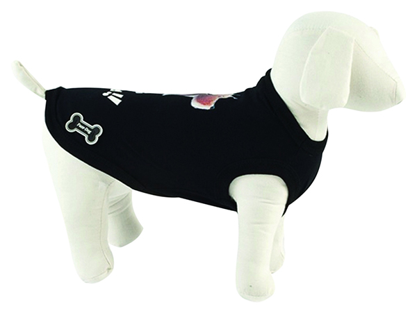 фото Футболка для собак лучшие друзья черный 20 см ferribiella