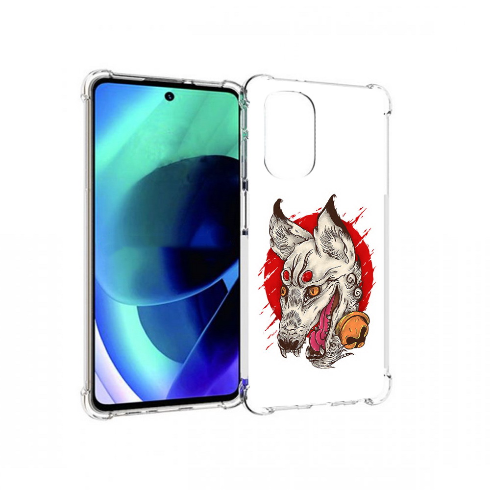 

Чехол MyPads Tocco для Motorola Moto G51 страшная собака (PT227078.365.627), Прозрачный, Tocco