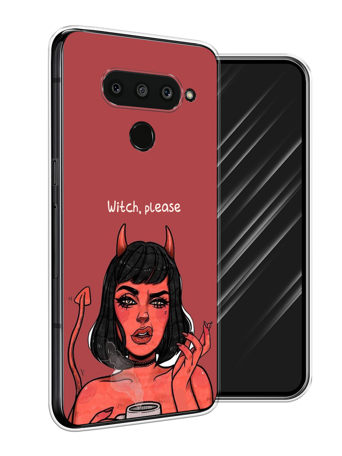 

Чехол Awog на LG V50 ThinQ "Evil Girl", Красный;черный, 83850-6