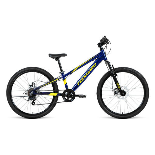 

Велосипед FORWARD Rise 24 2.0 disc (2021), горный (подростковый), рама 11", колеса 24", те