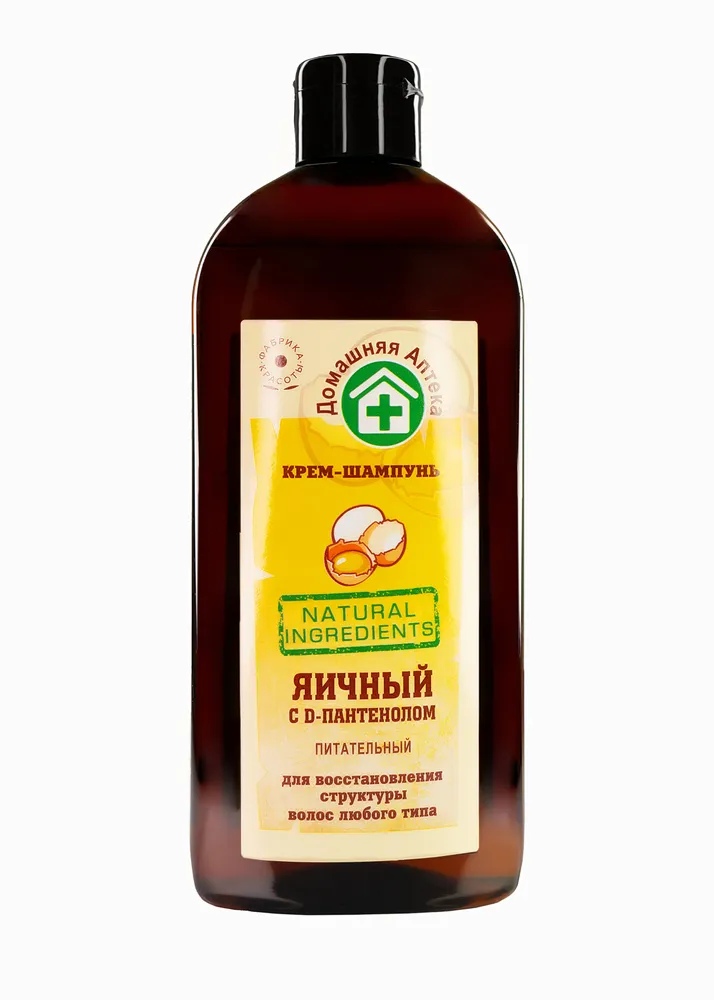 

Крем-шампунь Фабрика красоты Яичный с D-пантенолом 500 мл