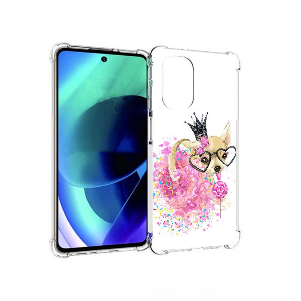 

Чехол MyPads Tocco для Motorola Moto G51 сладкая принцесса (PT227078.365.606), Прозрачный, Tocco