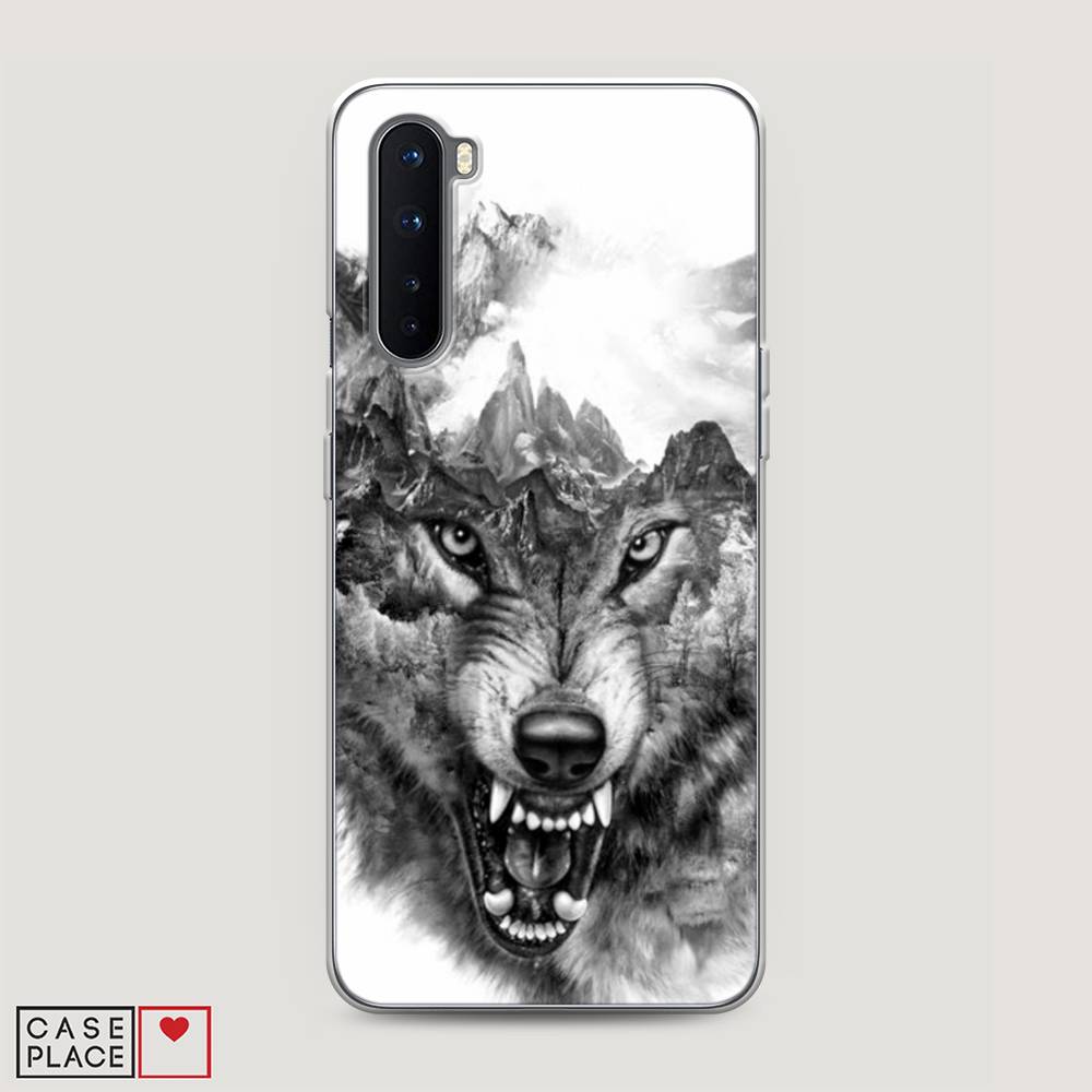 

Чехол Awog на OnePlus Nord / ВанПлас Nord "Волк в горах", 151350-1