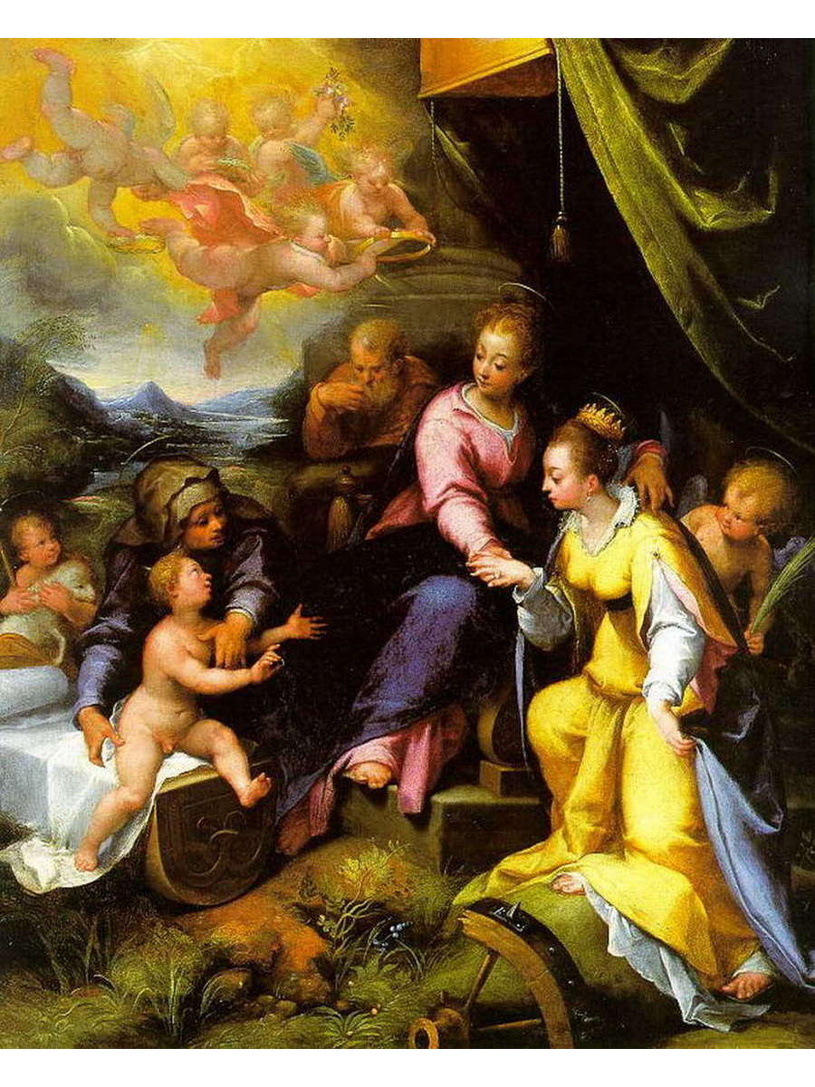 

Постер DRABS A3 Денис Калверт Мистический брак Святой Екатерины Александрийской