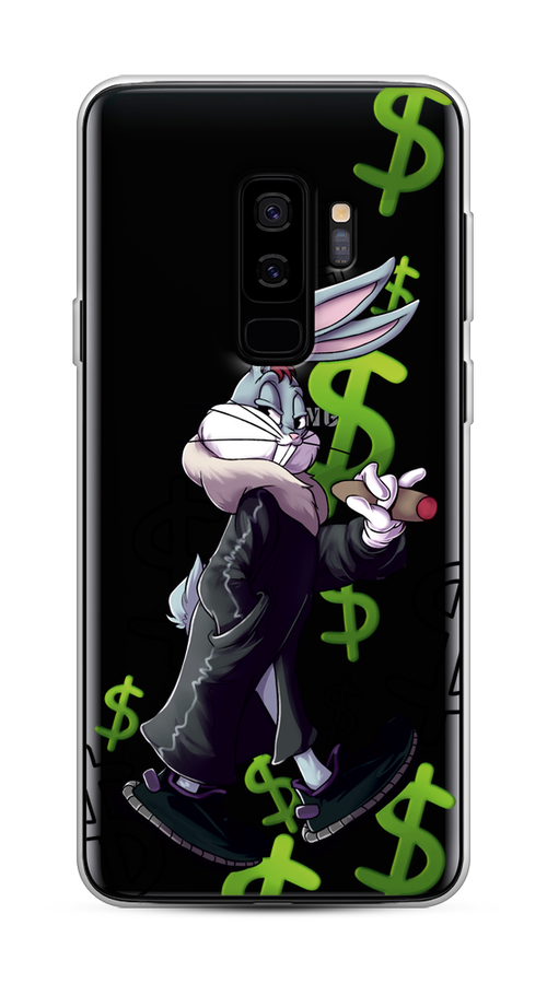 

Чехол на Samsung Galaxy S9 Plus "Rich Bugs Bunny", Зеленый;черный;голубой, 25850-6