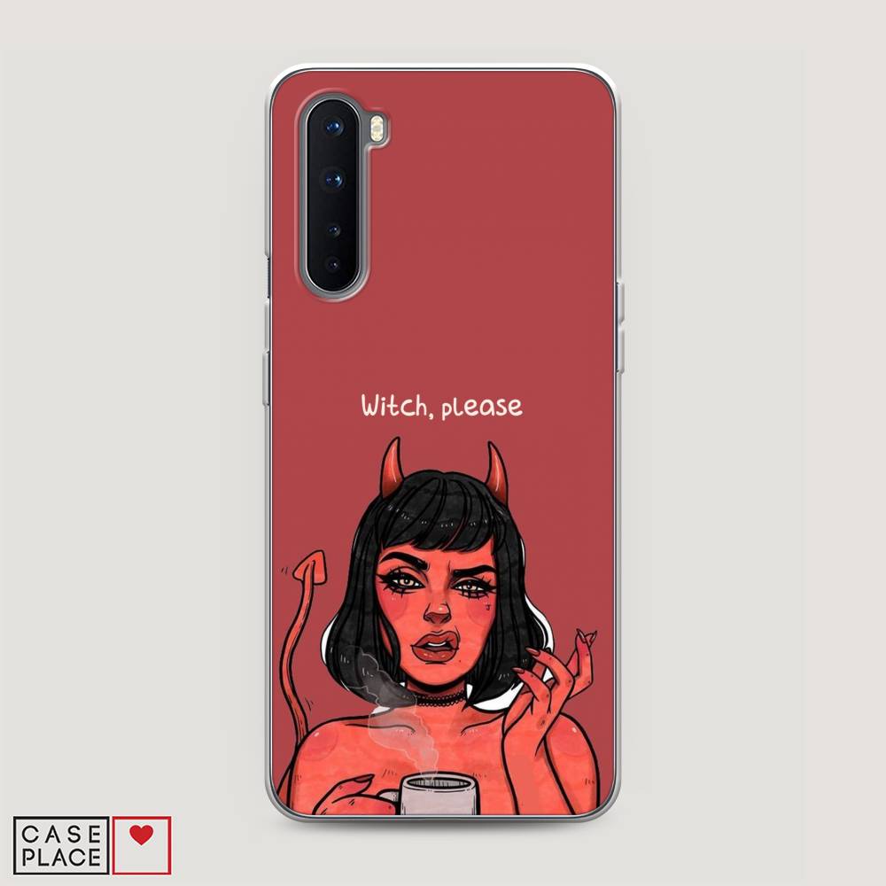 

Чехол Awog на OnePlus Nord / ВанПлас Nord "Evil Girl", Красный;черный, 151350-6