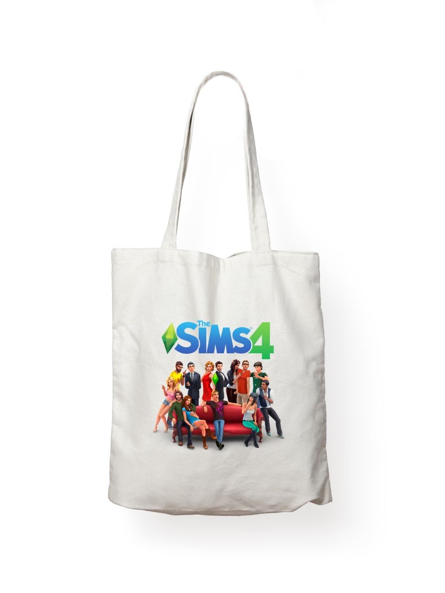 

Шоппер унисекс СувенирShop The Sims 4/Симс 3, белый, The Sims 4/Симс 3