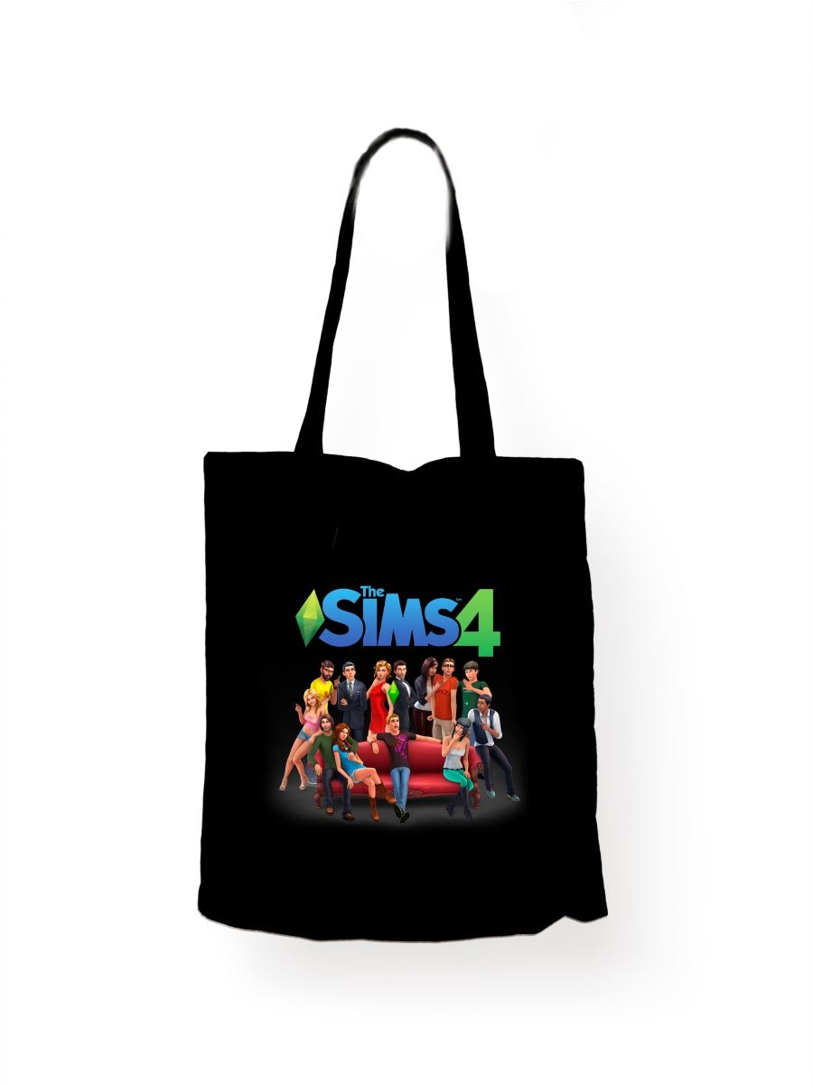 

Шоппер унисекс СувенирShop The Sims 4/Симс 3, черный, The Sims 4/Симс 3