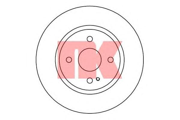 

Тормозной диск Nk 203267