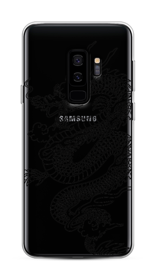 

Чехол на Samsung Galaxy S9 Plus "Большой китайский дракон", Черный;серый, 25850-1