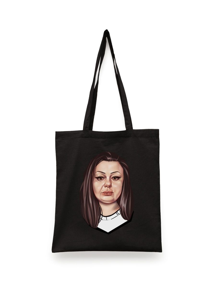 

Шоппер унисекс СувенирShop Ирина Костылева/Блогер 1, черный, Ирина Костылева/Блогер 1