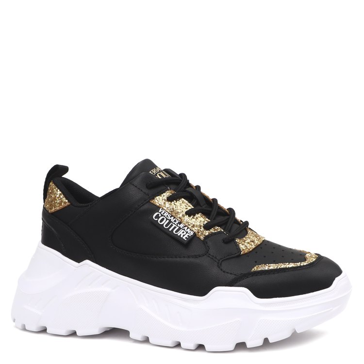 

Кроссовки женские Versace Jeans Couture 75VA3SC2 черные 37 EU, Черный, 75VA3SC2